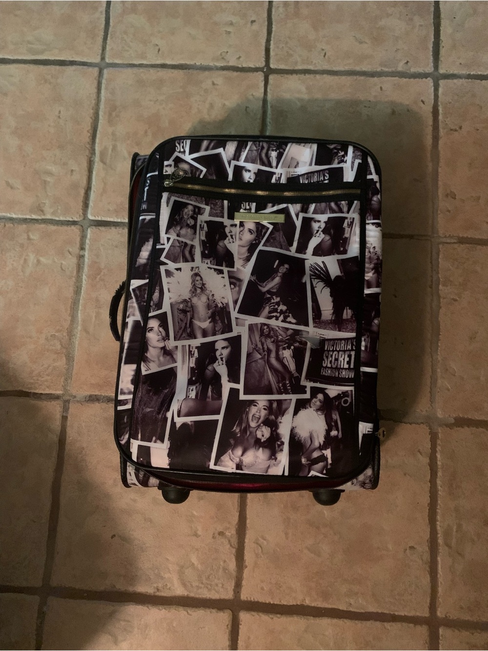 Vintage Victoria's Secret Fashion Show Small Suitcase Carry On and Matching Tote